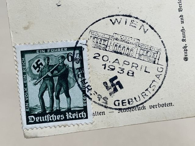 Original Nazi Era German Personality Postcard, HITLER! — image 8