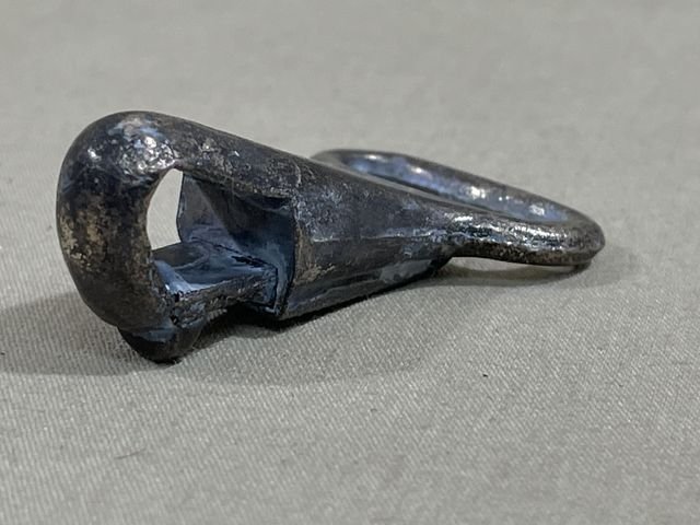 Original WWII German Officer's Dagger Hanger Hardware, Snap Hook — image 5