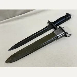 Original WWII US M1 Garand Bayonet and Scabbard, UFH