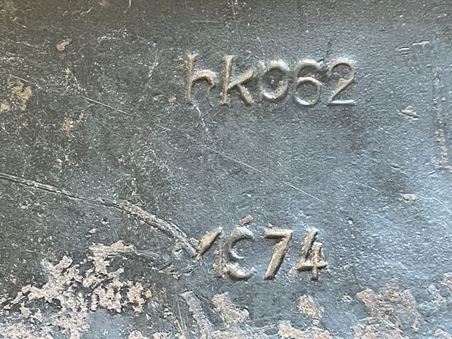 Original WWII German Single Decal Camouflaged M42 Steel Helmet w/Liner, hkp62 — image 21