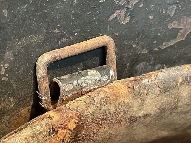 Original WWII German Single Decal Camouflaged M42 Steel Helmet w/Liner, hkp62 — image 22