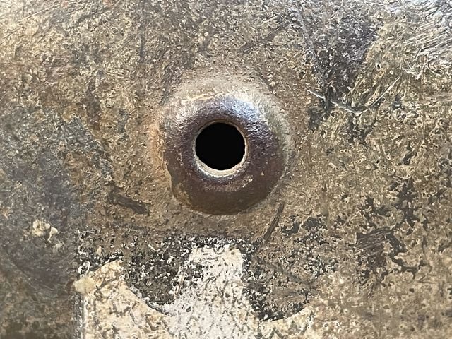 Original WWII German Single Decal Camouflaged M42 Steel Helmet w/Liner, hkp62 — image 3