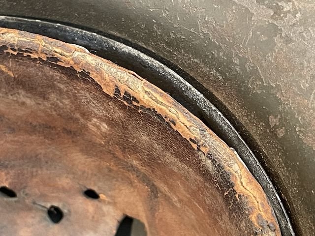 Original WWII German Single Decal Camouflaged M42 Steel Helmet w/Liner, hkp62 — image 37