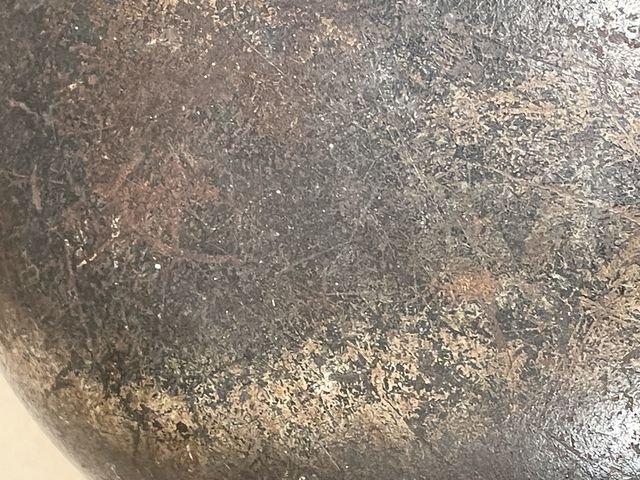 Original WWII German Camouflaged M40 Steel Helmet w/Liner, SE64 — image 19