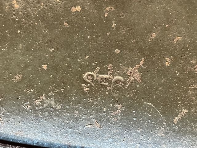 Original WWII German Camouflaged M40 Steel Helmet w/Liner, SE64 — image 23