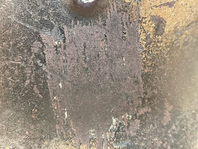 Original WWII German Camouflaged M40 Steel Helmet w/Liner, SE64 — image 3