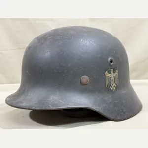Original WWII German Army (Heer) M40 Single Decal Steel Helmet