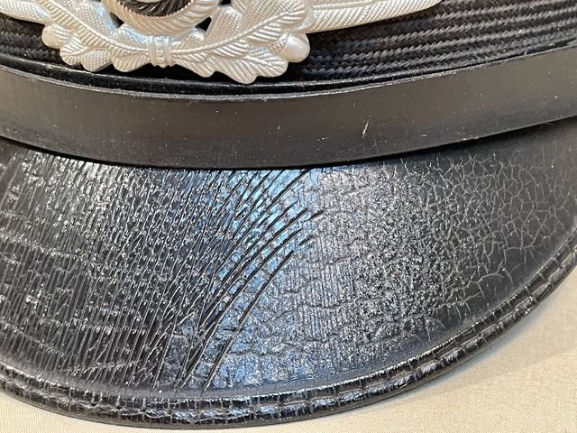 Original 1937 German Luftwaffe Fallschirmjðger EM/NCO's Visor Cap, Issued FG Rgt 1 — image 11