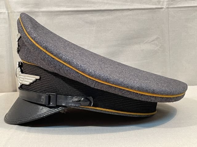Original 1937 German Luftwaffe Fallschirmjðger EM/NCO's Visor Cap, Issued FG Rgt 1 — image 13