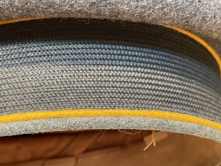 Original 1937 German Luftwaffe Fallschirmjðger EM/NCO's Visor Cap, Issued FG Rgt 1 — image 15