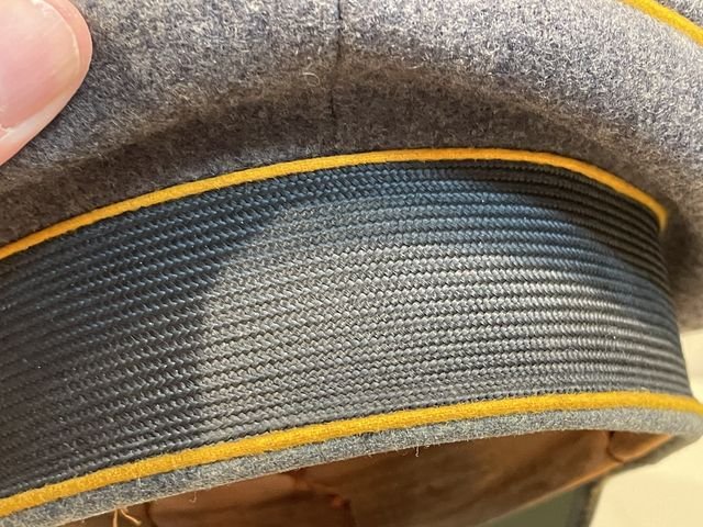 Original 1937 German Luftwaffe Fallschirmjðger EM/NCO's Visor Cap, Issued FG Rgt 1 — image 17