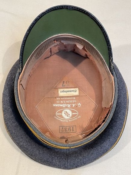 Original 1937 German Luftwaffe Fallschirmjðger EM/NCO's Visor Cap, Issued FG Rgt 1 — image 23