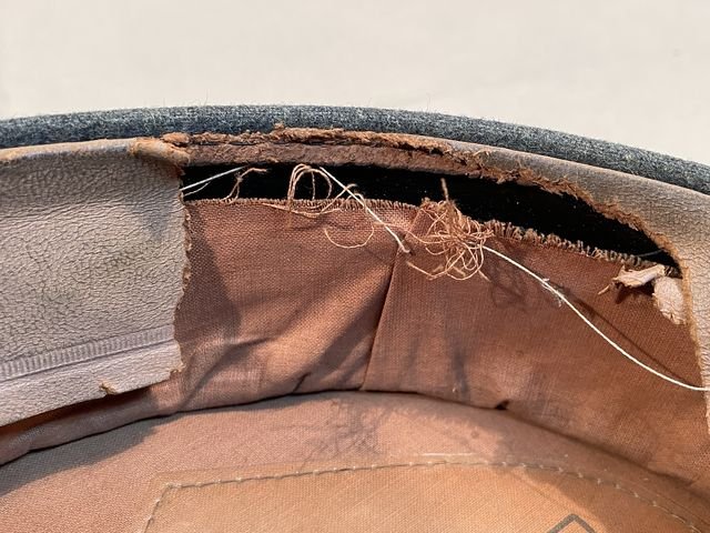 Original 1937 German Luftwaffe Fallschirmjðger EM/NCO's Visor Cap, Issued FG Rgt 1 — image 31