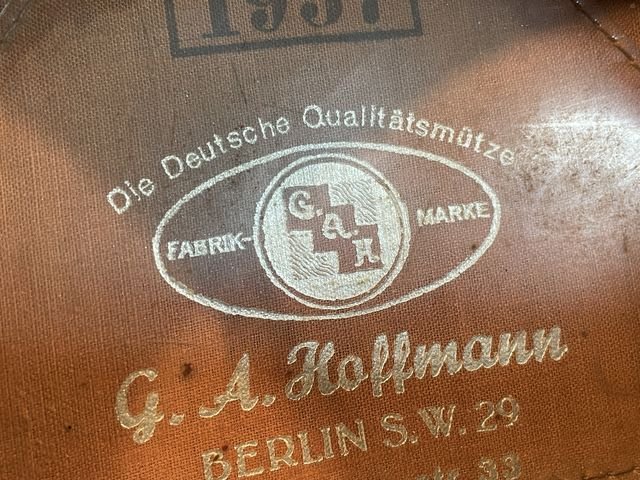 Original 1937 German Luftwaffe Fallschirmjðger EM/NCO's Visor Cap, Issued FG Rgt 1 — image 36