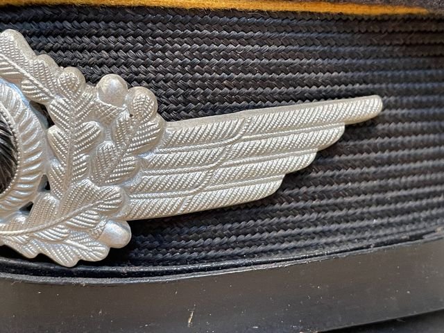 Original 1937 German Luftwaffe Fallschirmjðger EM/NCO's Visor Cap, Issued FG Rgt 1 — image 5