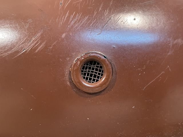 Original Nazi Era German Motorized Gendarmerie Personnel's Motorcycle Crash Helmet — image 14