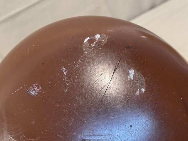 Original Nazi Era German Motorized Gendarmerie Personnel's Motorcycle Crash Helmet — image 16