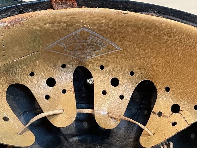 Original Nazi Era German Motorized Gendarmerie Personnel's Motorcycle Crash Helmet — image 23