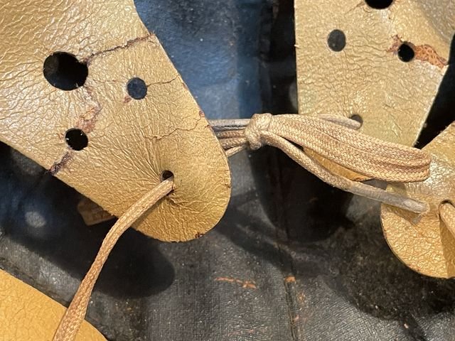 Original Nazi Era German Motorized Gendarmerie Personnel's Motorcycle Crash Helmet — image 27