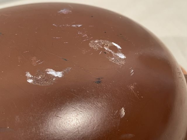 Original Nazi Era German Motorized Gendarmerie Personnel's Motorcycle Crash Helmet — image 9