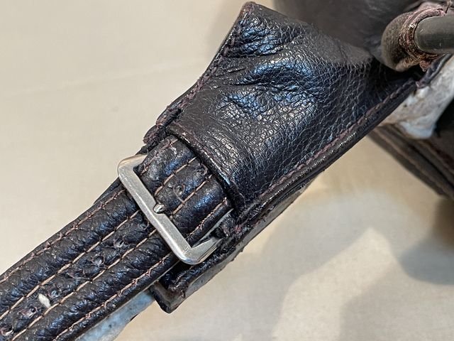 HOLD! Original WWII German Luftwaffe Winter Flight Helmet, Excellent Size 60! — image 26