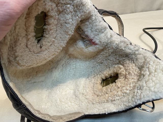 HOLD! Original WWII German Luftwaffe Winter Flight Helmet, Excellent Size 60! — image 44