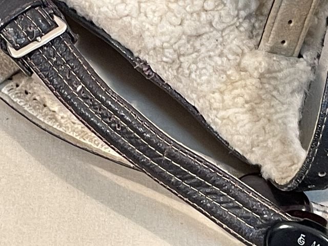 HOLD! Original WWII German Luftwaffe Winter Flight Helmet, Excellent Size 60! — image 9