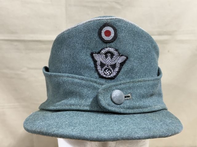 Original WWII German Police Officer's M43 Cap — image 2