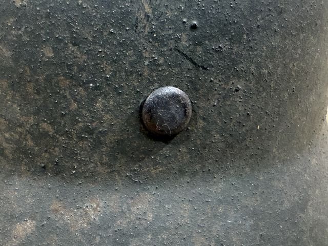 Original WWII German M42 Steel Helmet w/Liner, hkp64 — image 10