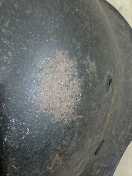 Original WWII German M42 Steel Helmet w/Liner, hkp64 — image 12