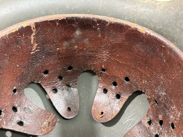 Original WWII German M42 Steel Helmet w/Liner, hkp64 — image 20