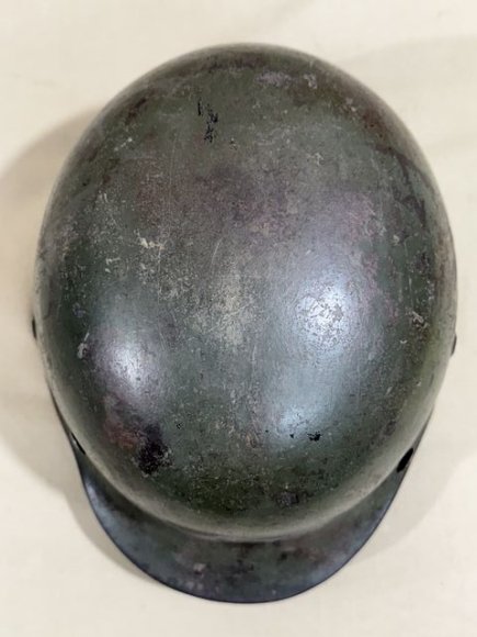 Original WWII German HEER (Army) M35 Double Decal Helmet — image 13