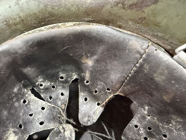 Original WWII German HEER (Army) M35 Double Decal Helmet — image 28