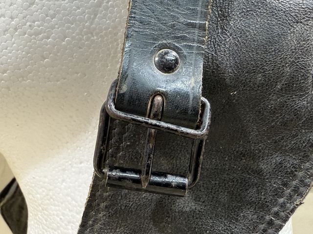 Original Nazi Era German Schutzpolizei Personnel's Motorcycle Crash Helmet — image 10