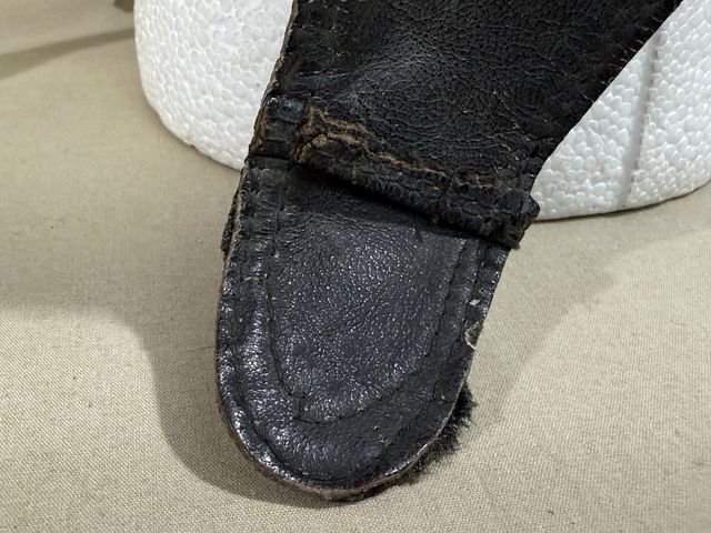 Original Nazi Era German Schutzpolizei Personnel's Motorcycle Crash Helmet — image 11