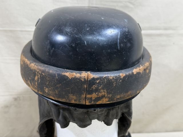Original Nazi Era German Schutzpolizei Personnel's Motorcycle Crash Helmet — image 13