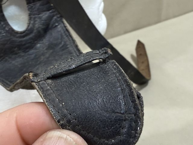 Original Nazi Era German Schutzpolizei Personnel's Motorcycle Crash Helmet — image 18