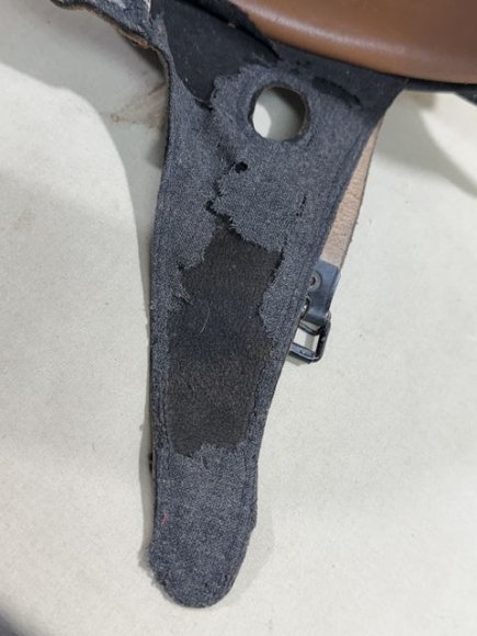 Original Nazi Era German Schutzpolizei Personnel's Motorcycle Crash Helmet — image 26