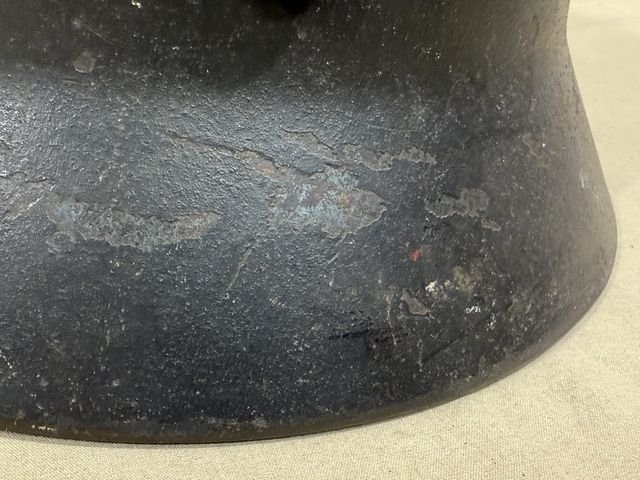 Original WWII German Luftwaffe (Air Force) Single Decal M40 Steel Helmet, Q64 — image 12