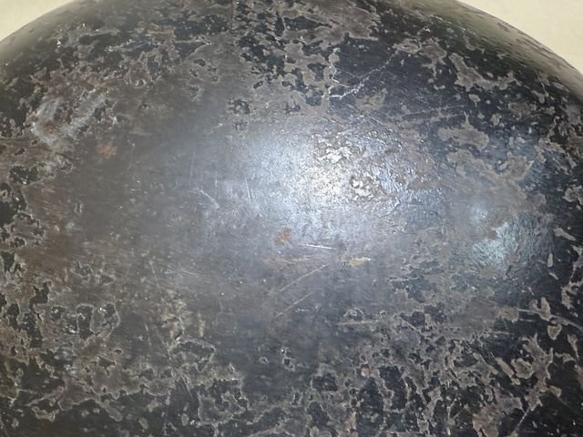 Original WWII German Luftwaffe (Air Force) Single Decal M40 Steel Helmet, Q64 — image 15