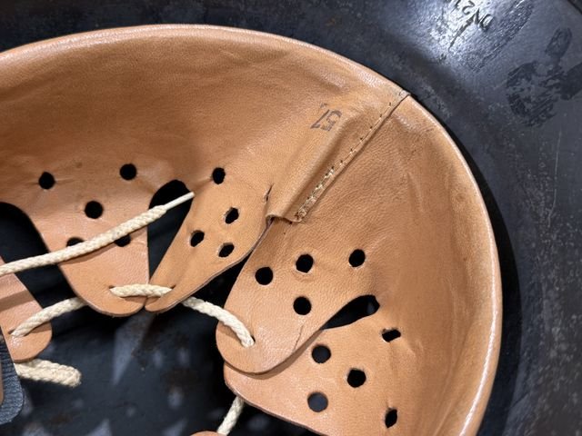 Original WWII German Luftwaffe (Air Force) Single Decal M40 Steel Helmet, Q64 — image 23