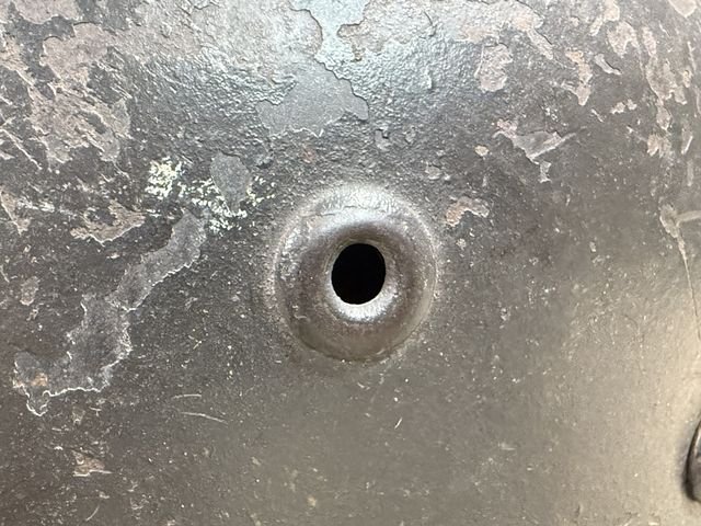 Original WWII German Luftwaffe (Air Force) Single Decal M40 Steel Helmet, Q64 — image 8