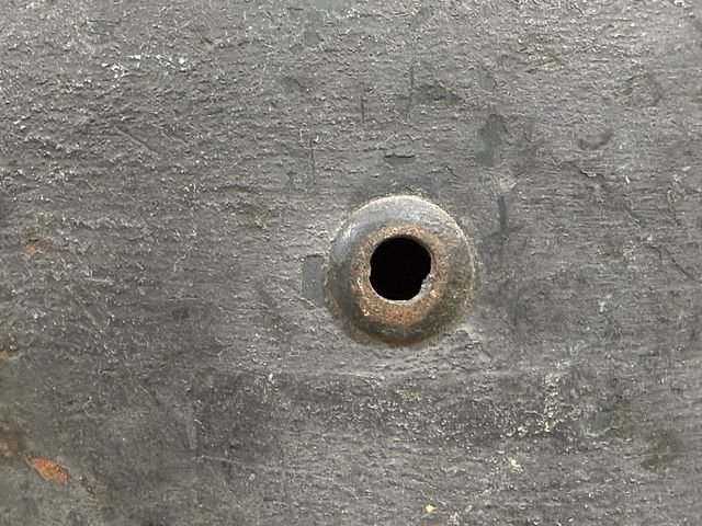 Original WWII German M35 Helmet with Liner & Chin Strap, Size 53 — image 11