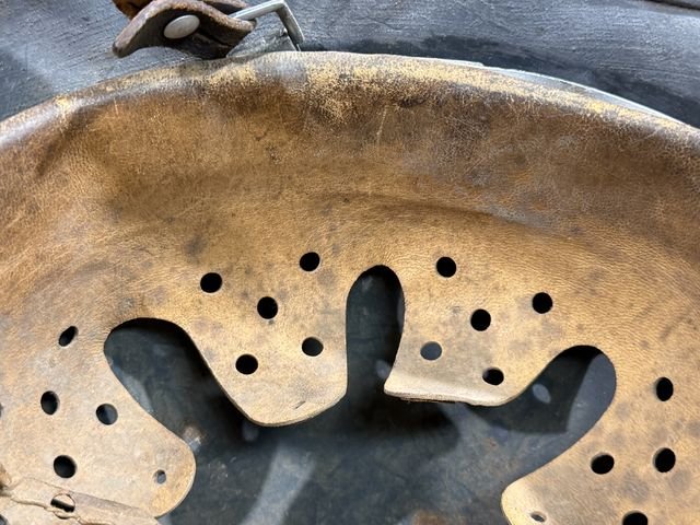 Original WWII German M35 Helmet with Liner & Chin Strap, Size 53 — image 27