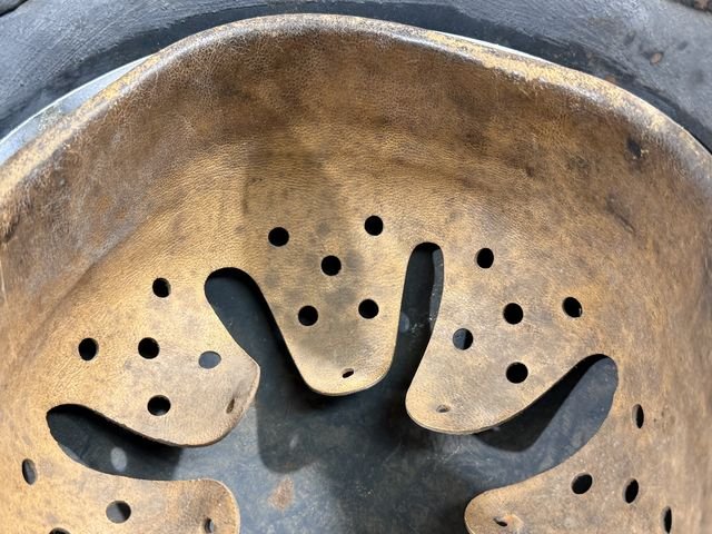 Original WWII German M35 Helmet with Liner & Chin Strap, Size 53 — image 28