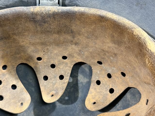 Original WWII German M35 Helmet with Liner & Chin Strap, Size 53 — image 29