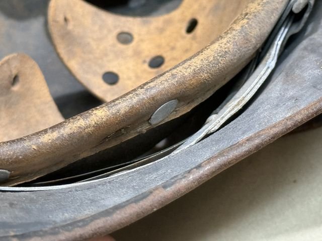 Original WWII German M35 Helmet with Liner & Chin Strap, Size 53 — image 32