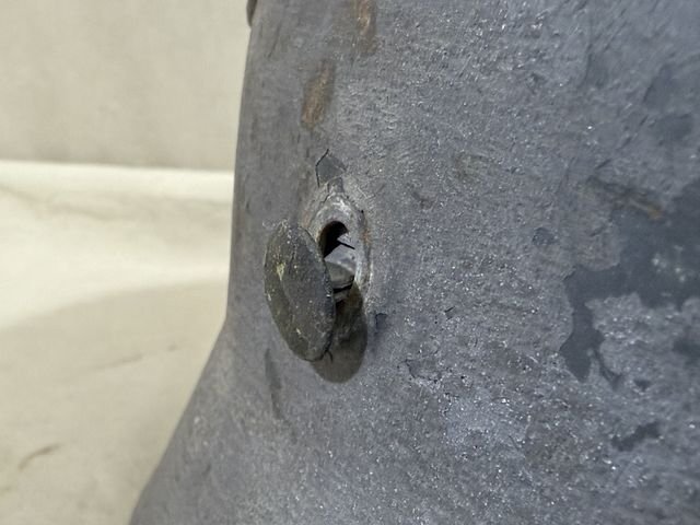 Original WWII German M35 Helmet with Liner & Chin Strap, Size 53 — image 8