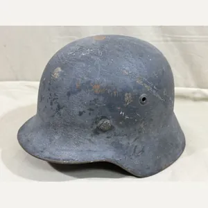 Original WWII German M35 Helmet with Liner & Chin Strap, …