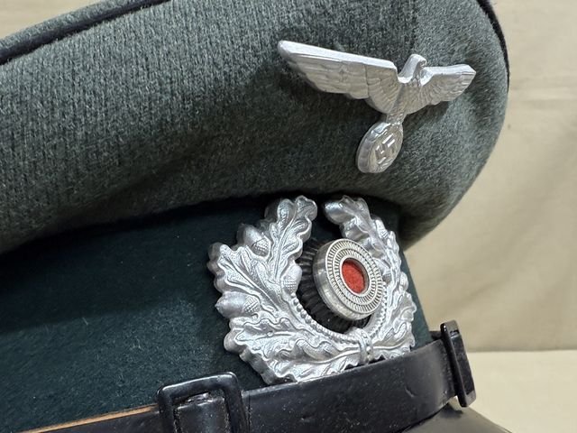 Original WWII German Heer (Army) Pioneer EM/NCO's Visor Cap — image 5